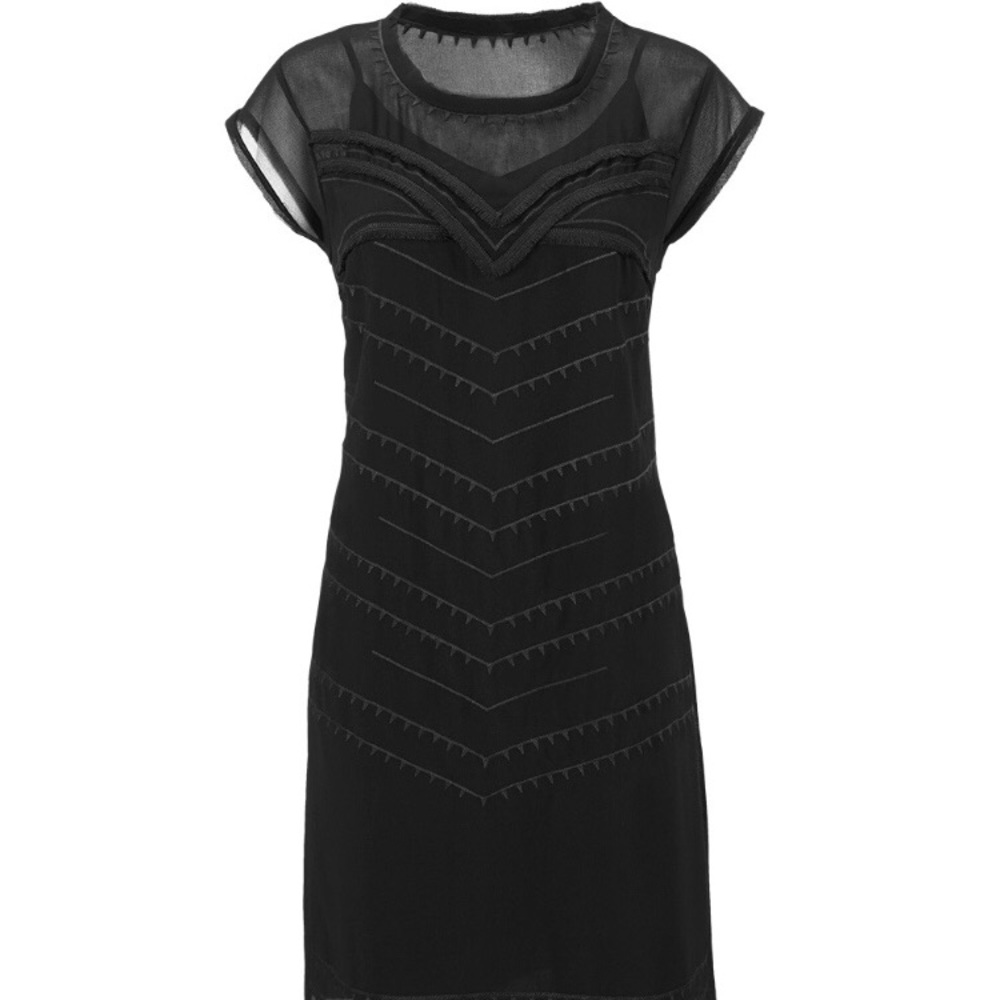 NEW Sz S CAbi black dress up dress